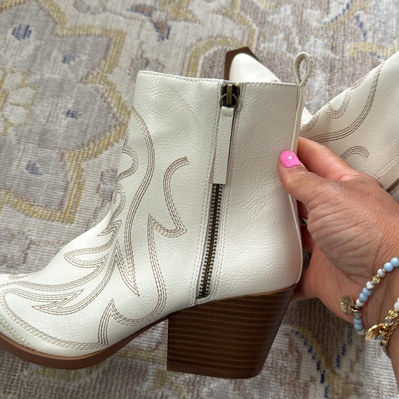 NEW Free People x London Rag Vegan Leather Western Ankle Boot Size 8 - Picture 9 of 13